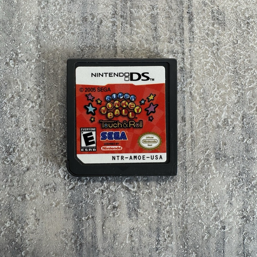 Super Monkey Ball: Touch & Roll And (Nintendo DS, 2006) Cartridge Only Tested